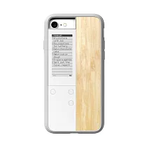 【OAXIS】Ink case IVY 雙螢幕手機殼 for iPhone7 ─ 木紋系列楓木紋