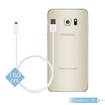 Samsung 三星適用 1.5M加長 Micro USB充電線─白/密封裝 ( for Note/S系列 ) 白色