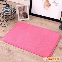 福利品G+居家 繽紛彈力超細纖維地墊/腳踏墊(40X60cm 3入組)隨機色
