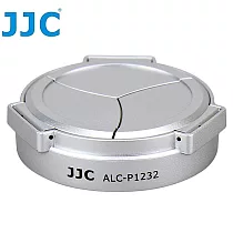 JJC Panasonic自動鏡頭蓋ALC─P1232 Silver銀色適Lumix G Vario HD 12─32mm F3.5─5.6 Mega OIS