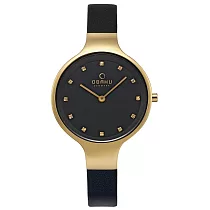OBAKU 星光眷戀時尚皮帶錶─V173LXGBRB