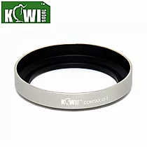 KIWIFOTOS副廠ZEISS蔡司CONTAX─G G─1 Silver(銀黃色，相容康泰時G原廠GG─1遮光罩)適G28 G35 G35─70 28mm f2.8 35mm f2.0 35─70mm f3.5─5.6
