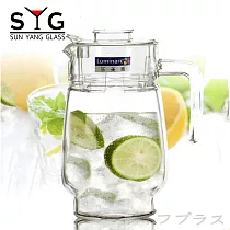 樂美雅玻璃冷水壺─1.6L─2入組