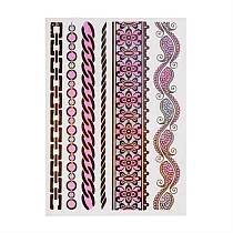 Snatch 禁斷花之鍊-紫外線變色金屬刺青貼 / Flower Taboo - color Metallic Tattoo Stickers