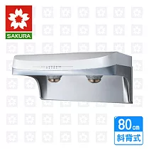 【櫻花牌】渦輪變頻流線型熱溶解除油煙機80cm ( DR─3882L )限北北基配送