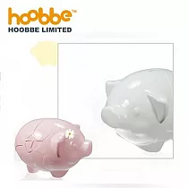 HOOBBE─破碎小豬造型存錢筒─白(買一送一)