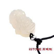石頭記 貔貅項鍊─財源滾滾─白玉髓
