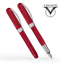 義大利名筆 Visconti / 林布蘭系列─魅力紅 鋼筆M/ Rembrandt─ Red FP─M