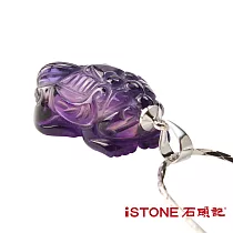 石頭記 貔貅項鍊─晶光閃閃─紫水晶