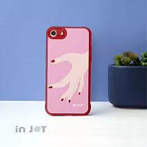 INJOYmall for iPhone XS max 愛的分不開粉色 耐撞擊邊框手機殼