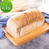 i3微澱粉─低糖好纖手工吐司250gx2條(271控糖配方 吐司 營養師)