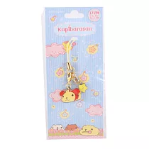 Kapibarasan 水豚君星座系列手機吊飾。巨蠍座(水藍款)