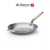 博客來 法國 De Buyer 畢耶鍋具 原礦蜂蠟系列 中華北京炒鍋32cm 附握耳