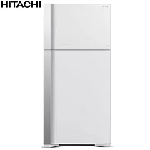 日立570公升變頻琉璃面板雙門冰箱RG599B琉璃白(GPW)