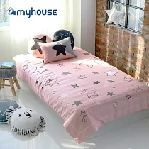 【myhouse】韓國超細纖維兩件式四季枕被組 ─ 滿天星