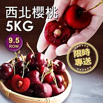 【優鮮配】空運9.5ROW華盛頓西北櫻桃5kg(5kg/箱)免運組