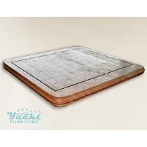 【YACHT 遊艇精品文創】台灣檜木雙面雷射棋盤