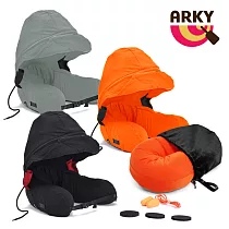 ARKY Somnus Travel Pillow 咕咕旅行枕─乳膠顆粒版+專用收納袋漢米爾頓灰+收納袋