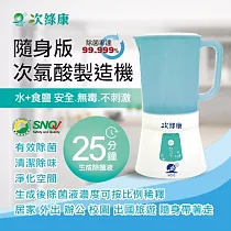 【次綠康】次氯酸水製造機900ml(HW─900)