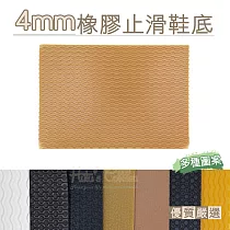 糊塗鞋匠 優質鞋材 N03 台灣製造 4mm橡膠鞋底(片) B05六角紋白色