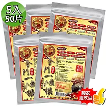 【金牌】漢宮─金門ㄧ條根葡萄糖胺超大精油貼布速效型 5入(共50片)