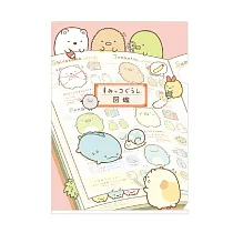 San─X 角落公仔角落圖鑑系列A4文件夾。紅