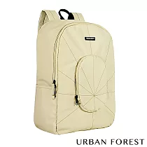 URBAN FOREST都市之森 樹─摺疊後背包/雙肩包 (基本色) 淺卡其
