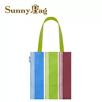 Sunny Bag x 台人潮─文青包─芷茄經典紅藍綠條紋(直)