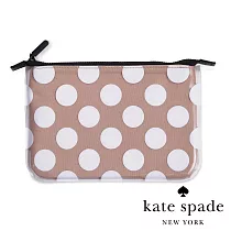 Kate Spade 波卡圓點筆袋/化妝包/收納袋 Jumbo Dot