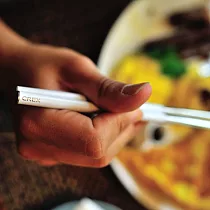 巧克力隨行筷 白盒白筷刷款