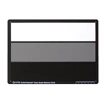 美國X─Rite ColorChecker灰階卡Gray Scale Card 18%灰卡校正白平衡卡M50103(A4大小;標準24─path白色.黑色與18灰色卡)