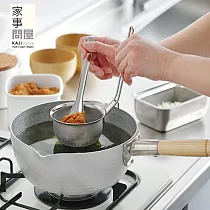 【家事問屋】日本製304不鏽鋼多功能過濾勺組(超值兩件組)