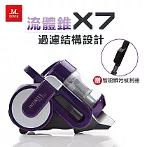 MdoviaExcell Infinity X7 流體錐過濾結構設計 吸力永不衰退 筒狀吸塵器 (贈 智能髒汙偵測器)