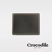 【Crocodile】Urban系列 中翻短夾 0103─09805 黑色
