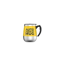 304不鏽鋼磁化攪拌杯 布丁黃
