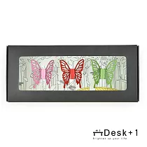 【Desk+1立體磁鐵】冷碎蝶3入A