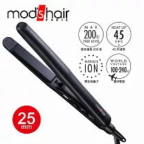 mod’s hair 25mm負離子溫控直髮夾 MHS-2548-K-TW 黑色