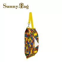 SunnyBag─抽取式衛生紙套─彩色積木─黃