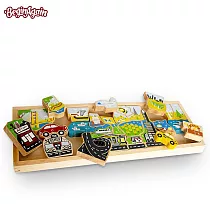 【BeginAgain】木頭造型玩具 繁華城市 (I2001)