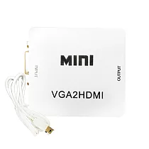 K─Line VGA 轉 HDMI + Audio 影音轉換器(白)