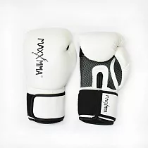 MaxxMMA 戰鬥款拳擊手套─白─散打/搏擊/MMA/格鬥/拳擊8oz