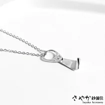 【Sayaka紗彌佳】925純銀KUSO趣味系列易開罐拉環造型項鍊 ─單一款式