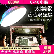 【WIDE VIEW】太陽能夜市飛碟照明燈(NTL─QP05)