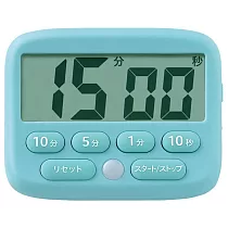 日本SONIC訓練時間感電子時鐘LED鬧鐘LV─3051考試倒數計時器(專注力集中力學習)淺藍色 淺藍色