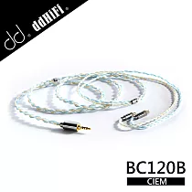 ddHiFi BC120B 高純度6N單晶銅鍍銀CIEM耳機升級線(Sky)─3.5mm