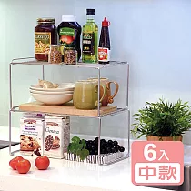 《真心良品》皇家拿鐵多用途整理架(中)─6入組