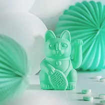 DONKEY PRODUCTS Maneki 幸運繽紛招財貓 ─ 薄荷綠
