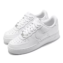 Nike 休閒鞋 Air Force 1 07 運動 女鞋 經典款 AF1 皮革 質感 簡約 穿搭 全白 DD8959100 25.5cm WHITE/WHITE