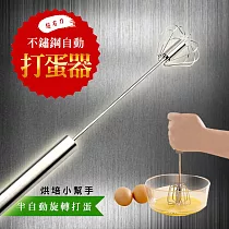 超省力不鏽鋼自動打蛋器(2入組) 2入