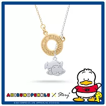 STORY故事銀飾-AhiruNoPekkle系列-可愛貝克鴨Y字形純銀項鍊 加延長鍊2.5cm